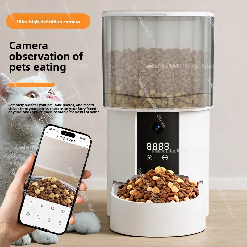 Pet Feeder App Control Portion - Smart Automatic Pet Feeder, App Controlled