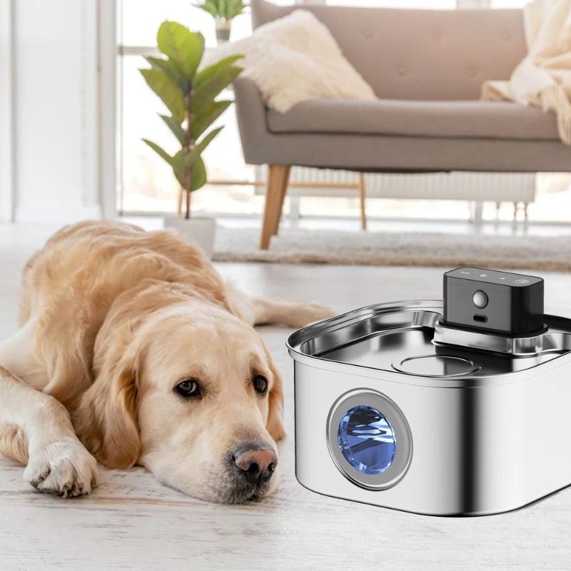 Wireless Pet Water Fountain Battery - ZHAYA Wireless Charging Automatic Water Fountain