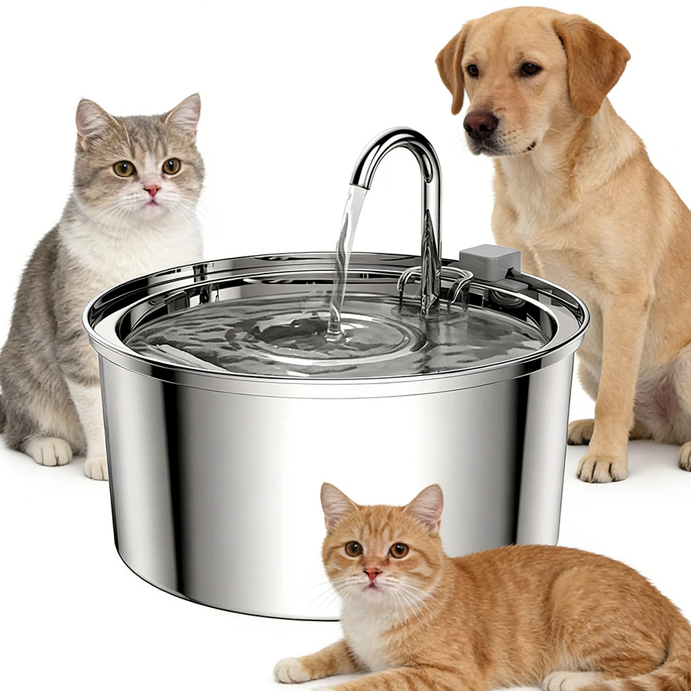 Smart Pet Water Fountain Wifi - 3.2L Automatic Cat Water Fountain Stainless
