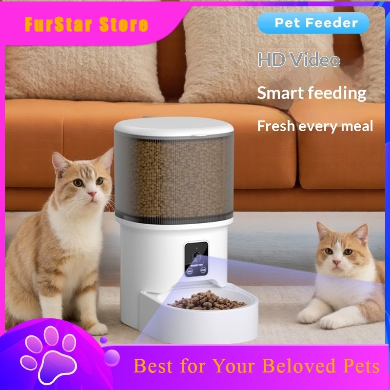 Pet Feeder App Control Portion - FurStarSmart WiFi Automatic Pet Feeder With