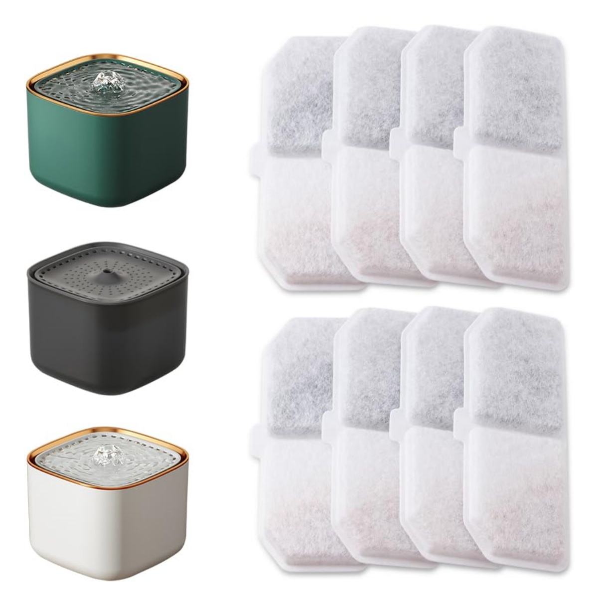 Smart Pet Water Fountain Wifi - Pet Water Fountain Activated Carbon Filters