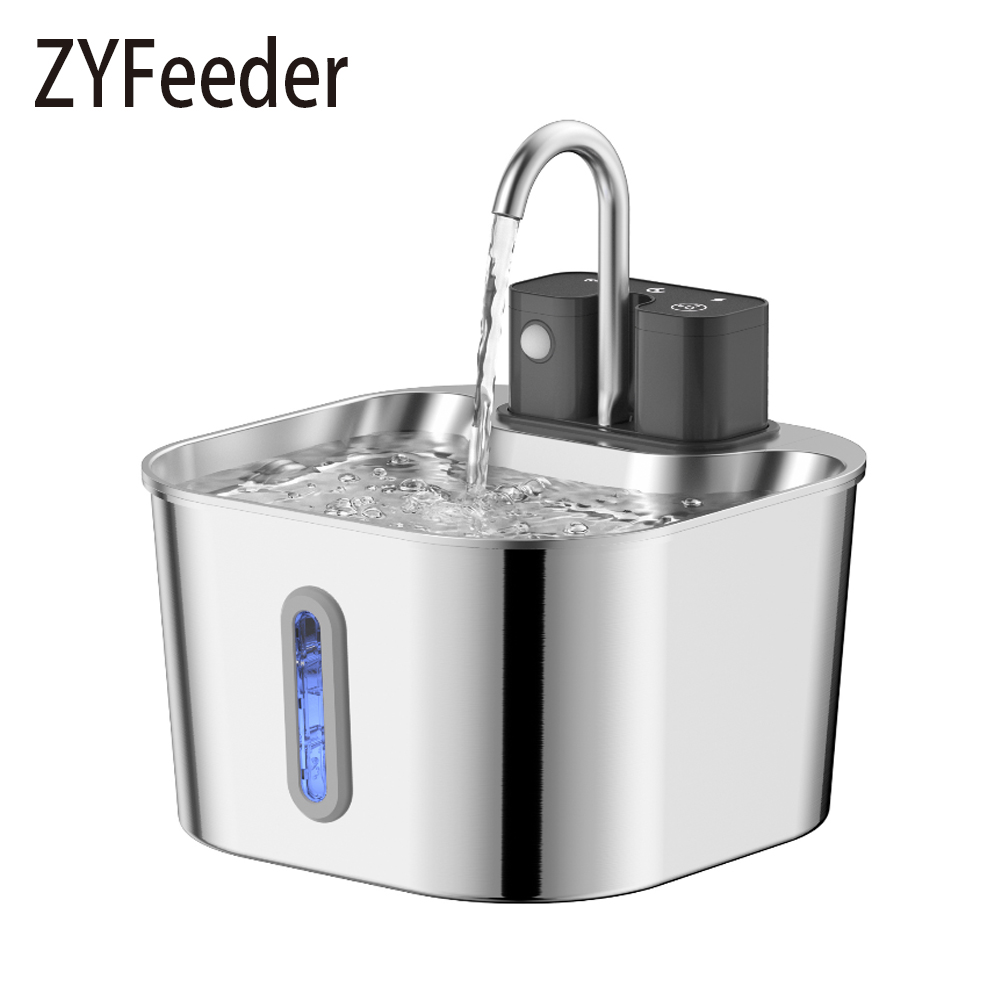 Smart Pet Water Fountain Wifi - 2L Wireless Smart Pet Fountain Stainless