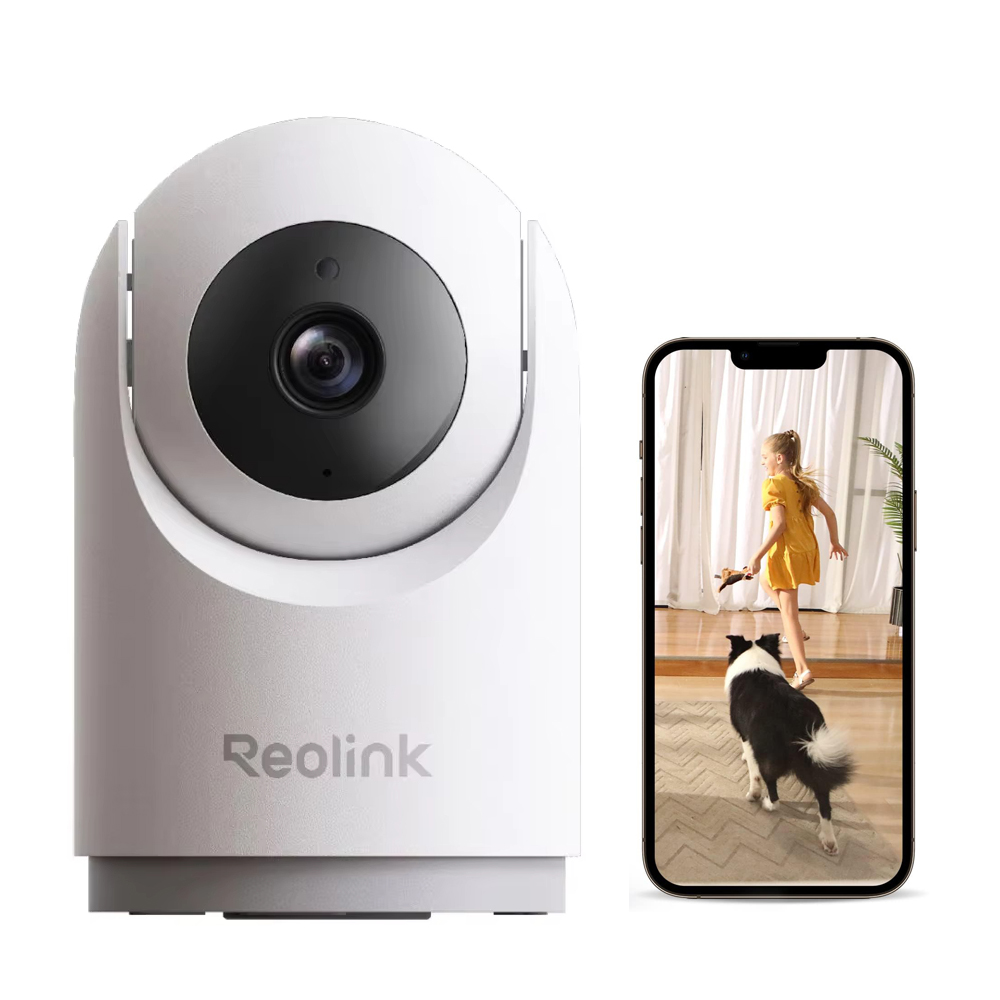 Smart Pet Feeder Camera Wifi - REOLINK 2K Indoor Security Camera PT