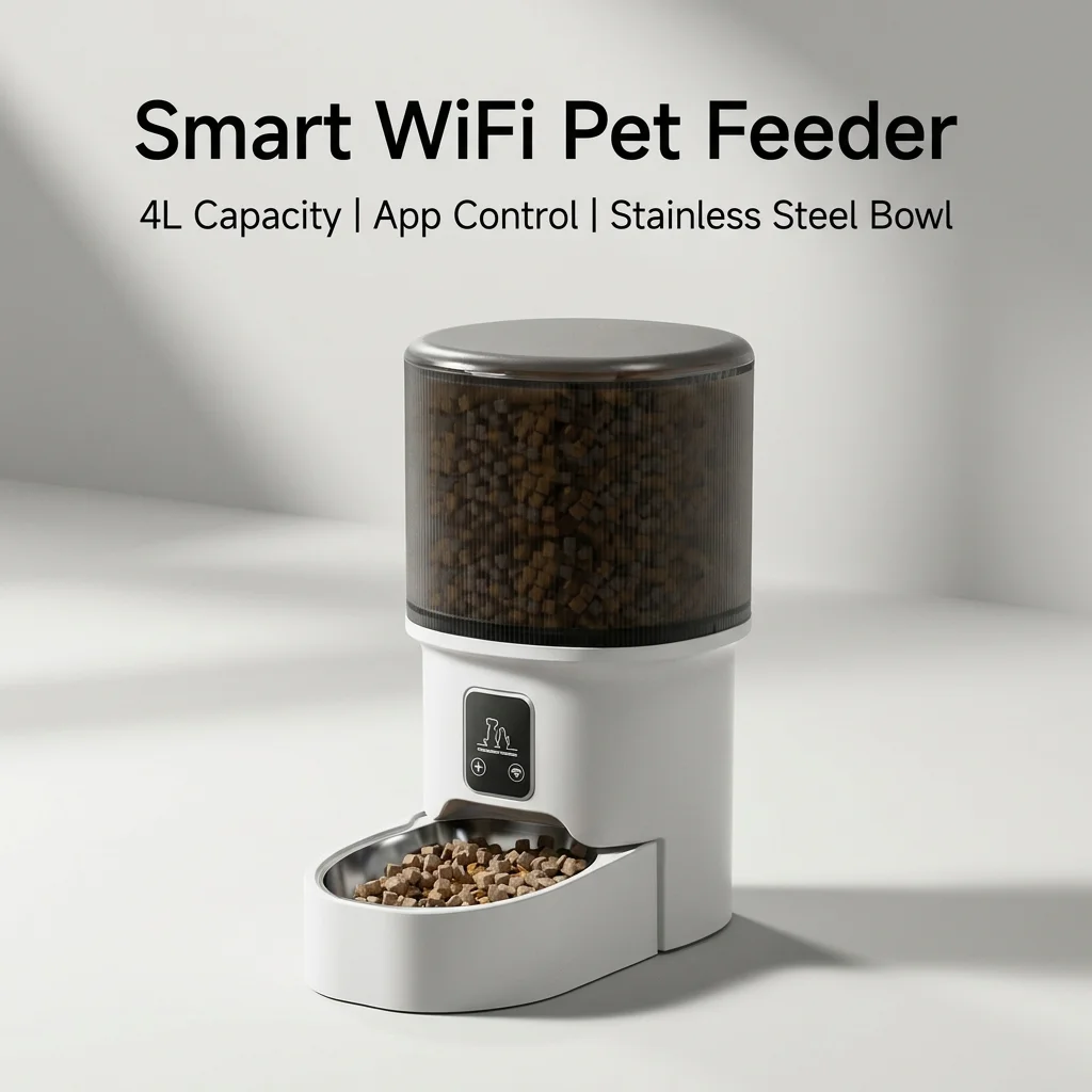 Pet Feeder App Control Portion - Smart Automatic Pet Feeder WiFi APP