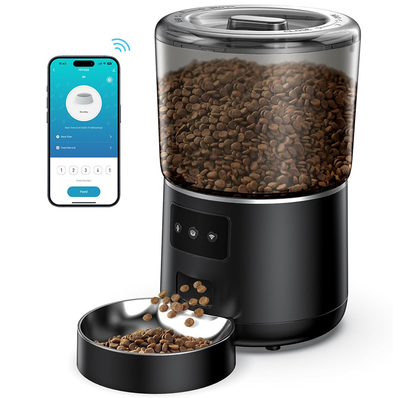 Pet Feeder App Control Portion - 4L Smart WiFi Pet Feeder, APP-Controlled