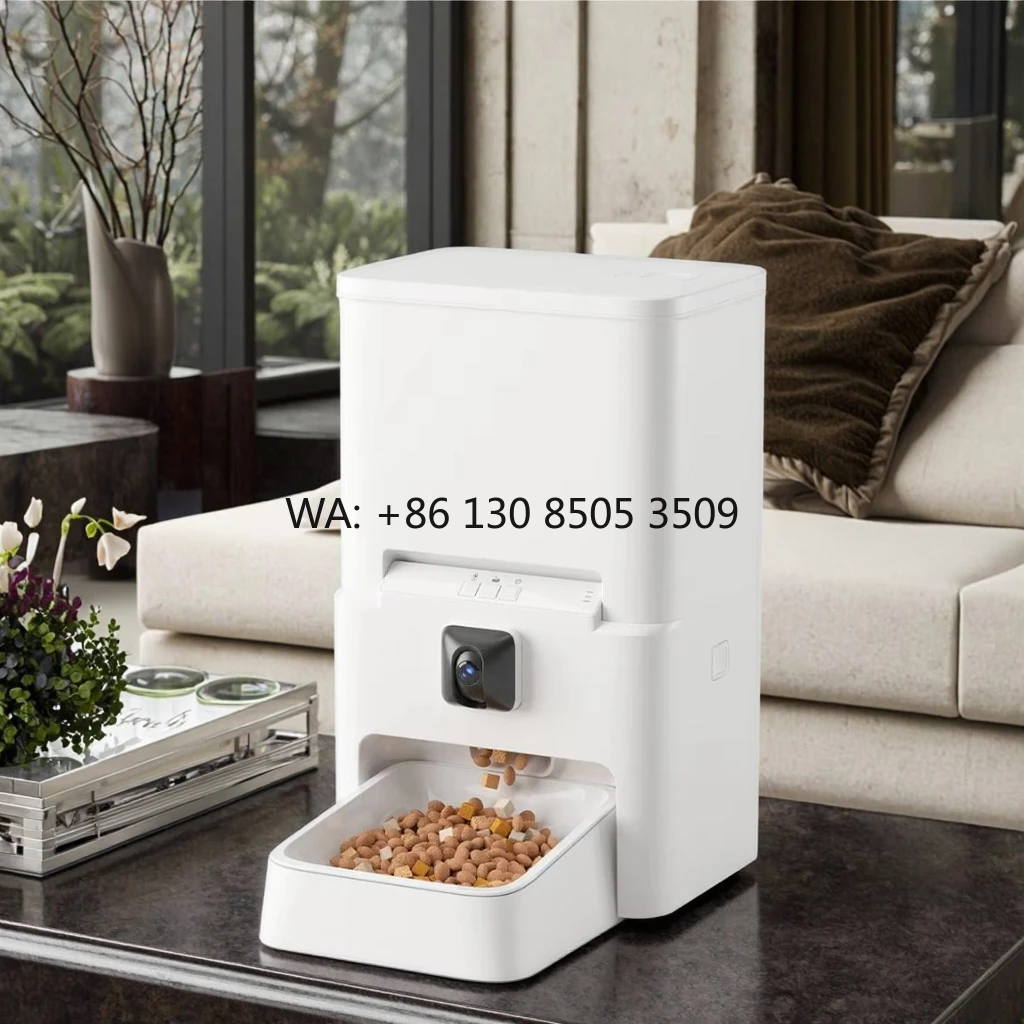 Automatic Cat Feeder 6L Timed - 2025 Smart Pet Feeder Eco-Friendly Plastic