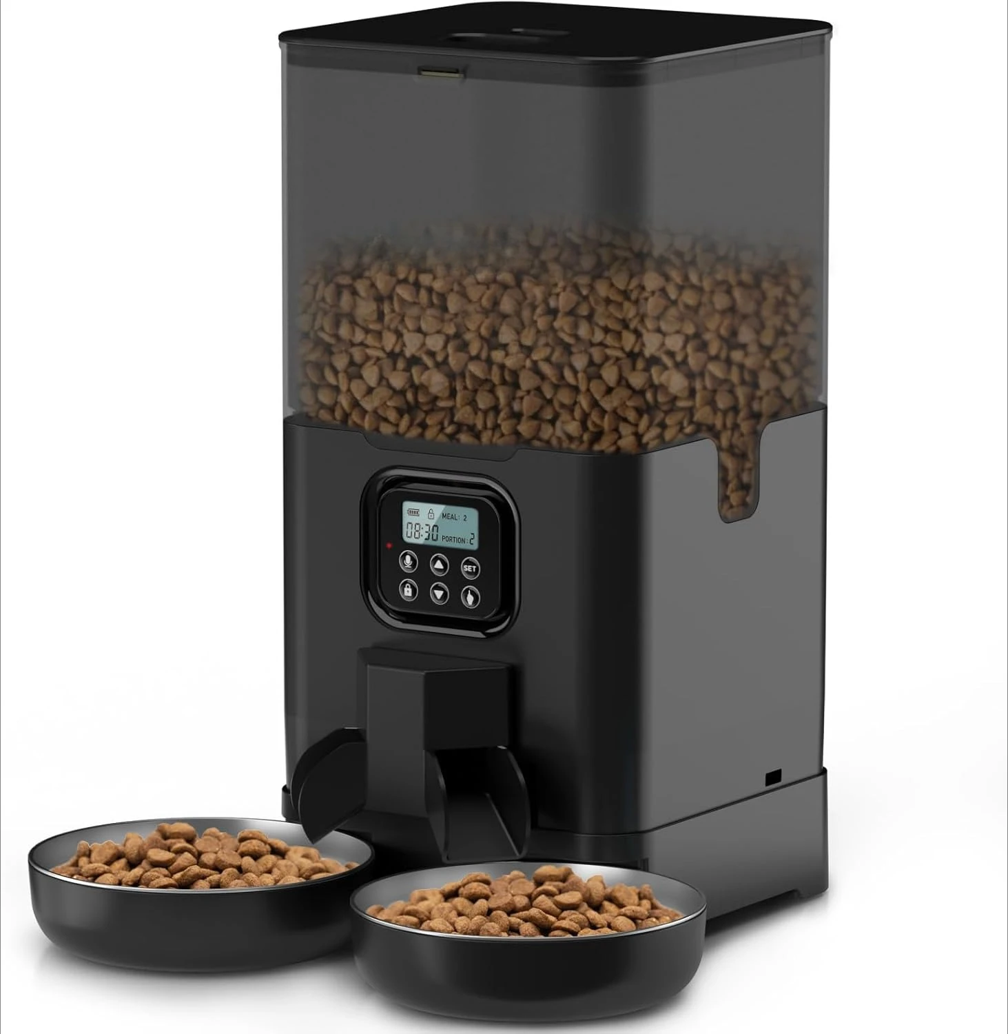 6L Automatic Cat Feeder for Tw - đánh giá và giá Automatic Cat Feeder 6L Timed