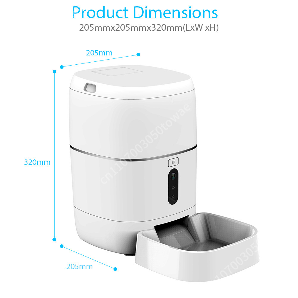 1080P Camera Tuya Smart Wifi A - đánh giá và giá Automatic Cat Feeder 6L Timed