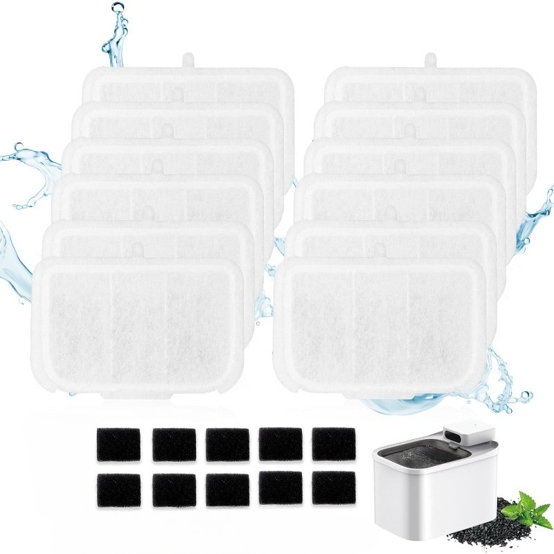 12 PCS Upgraded Pet Cat Kit Wa - đánh giá và giá Automatic Cat Water Dispenser 3L