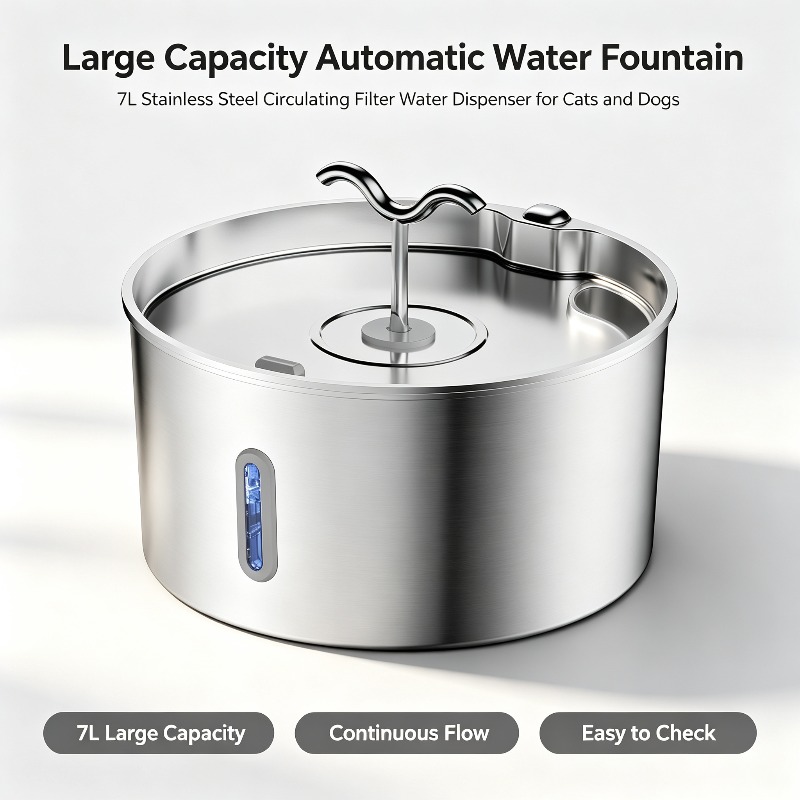 Stainless Steel Pet Water Foun - đánh giá và giá Dog Water Fountain Large