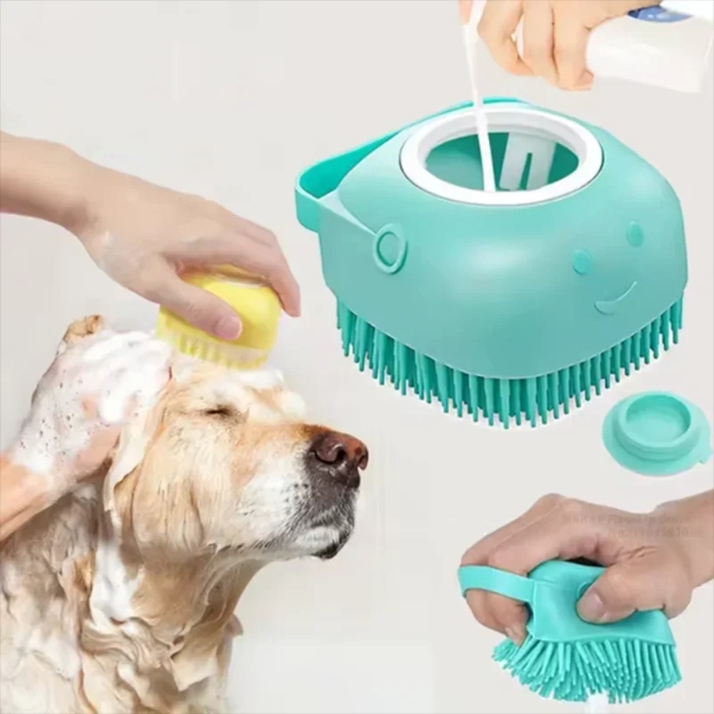 Silicone Bath Massage Brush Mu - đánh giá và giá Pet Fountain Cleaning Kit