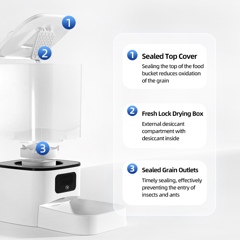 6L Double Bowl Tuya Smart WIFi - đánh giá và giá Automatic Cat Feeder 6L Timed