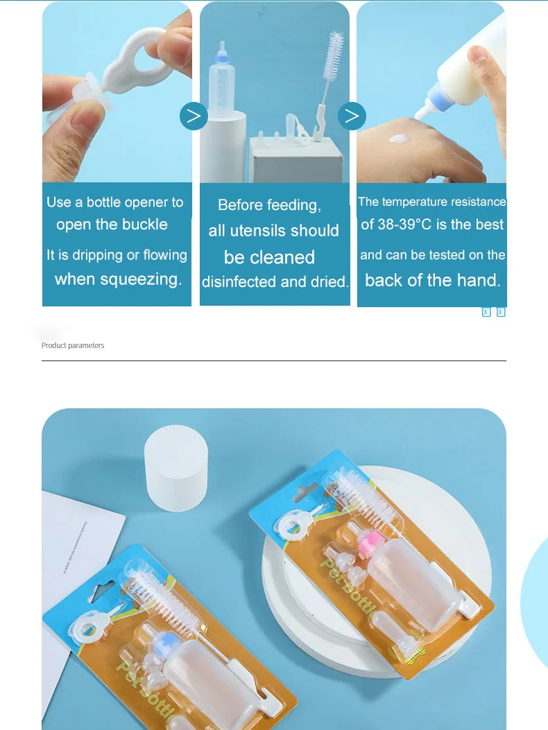 Pet Milk Bottle Feeding Set Fo - đánh giá và giá Pet Fountain Cleaning Kit