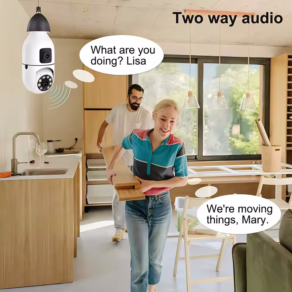 Camera IP WiFi E27, camera hìn - đánh giá và giá Smart Pet Feeder Camera Wifi