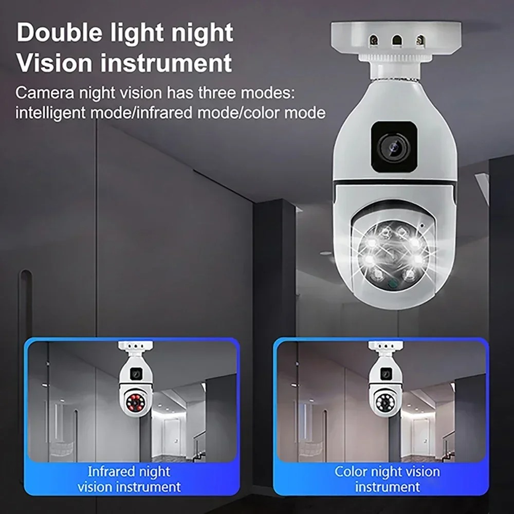 Camera IP WiFi E27, camera hìn - đánh giá và giá Smart Pet Feeder Camera Wifi