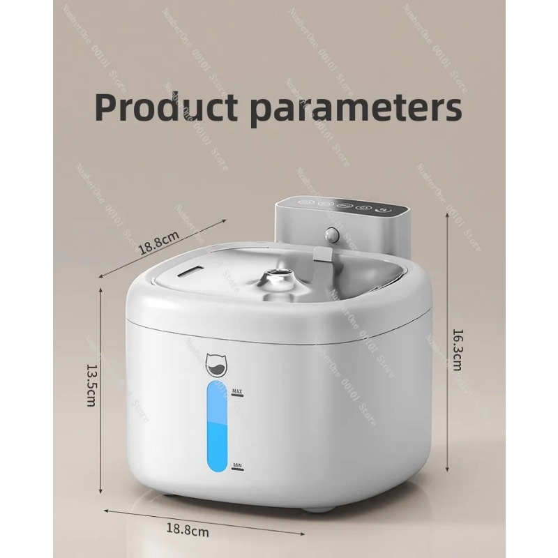 Smart Pet Water Fountain Autom - đánh giá và giá Wireless Pet Water Fountain Battery