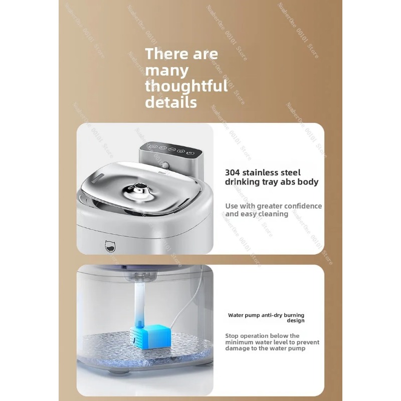 Smart Pet Water Fountain Autom - đánh giá và giá Wireless Pet Water Fountain Battery