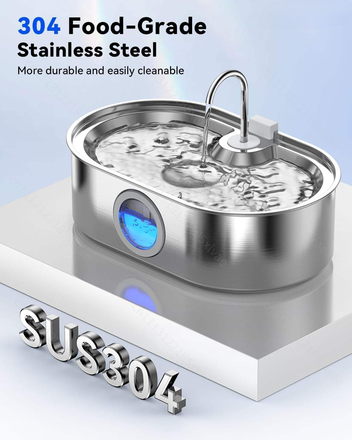13L Stainless Steel Automatic  - đánh giá và giá Dog Water Fountain Large