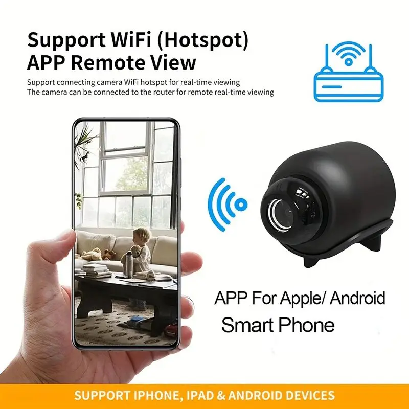 1080P HD Mini WiFi Camera, Wir - đánh giá và giá Smart Pet Feeder Camera Wifi