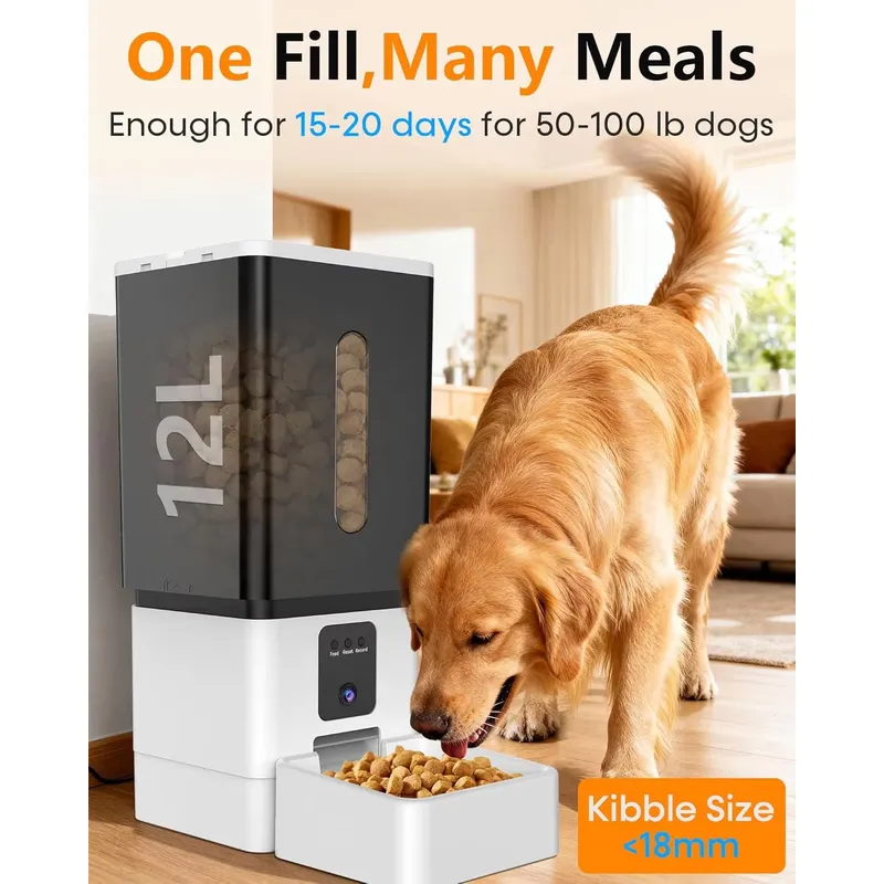 12L Automatic Wifi Pet Food Di - đánh giá và giá Pet Feeder App Control Portion