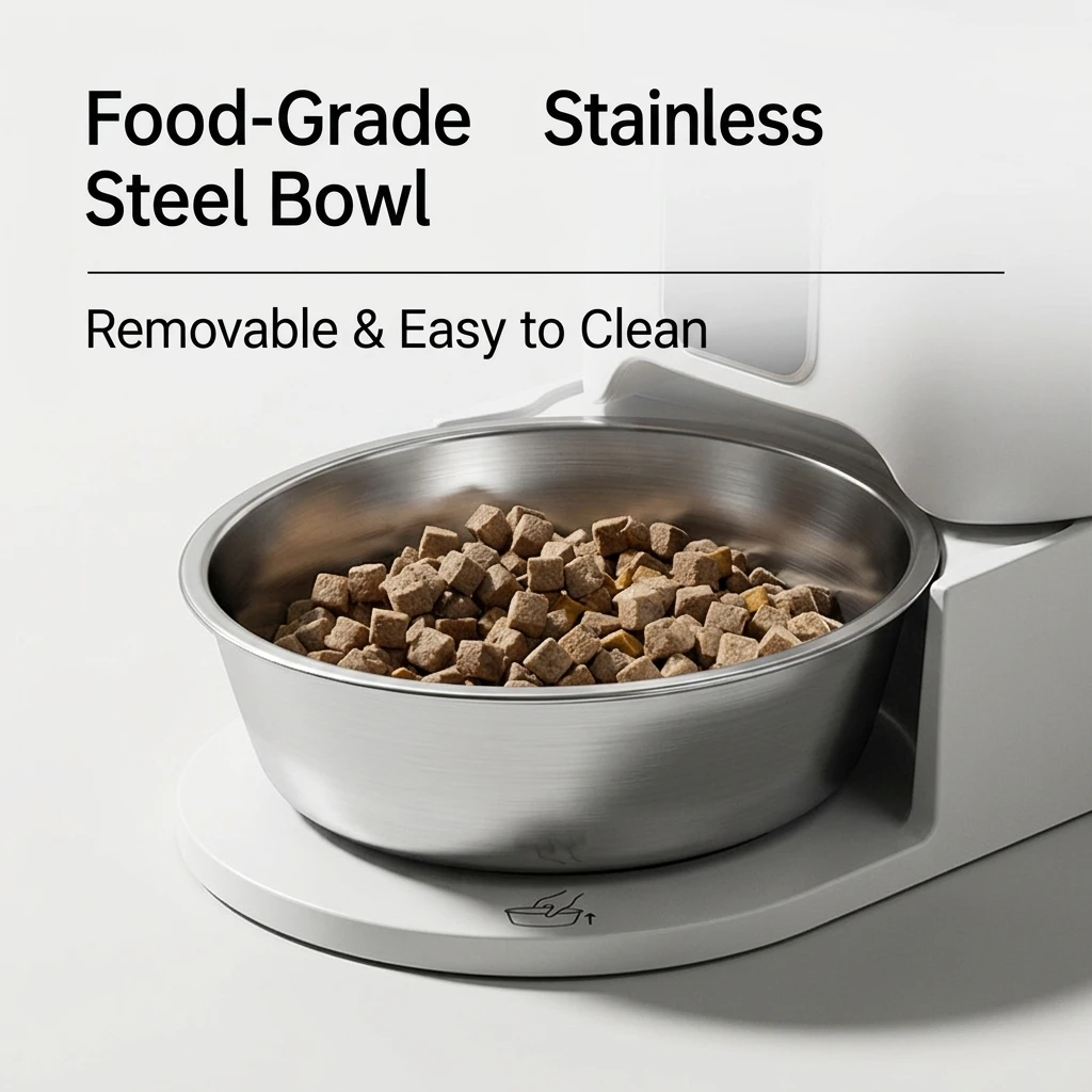 Smart Automatic Pet Feeder WiF - đánh giá và giá Pet Feeder App Control Portion