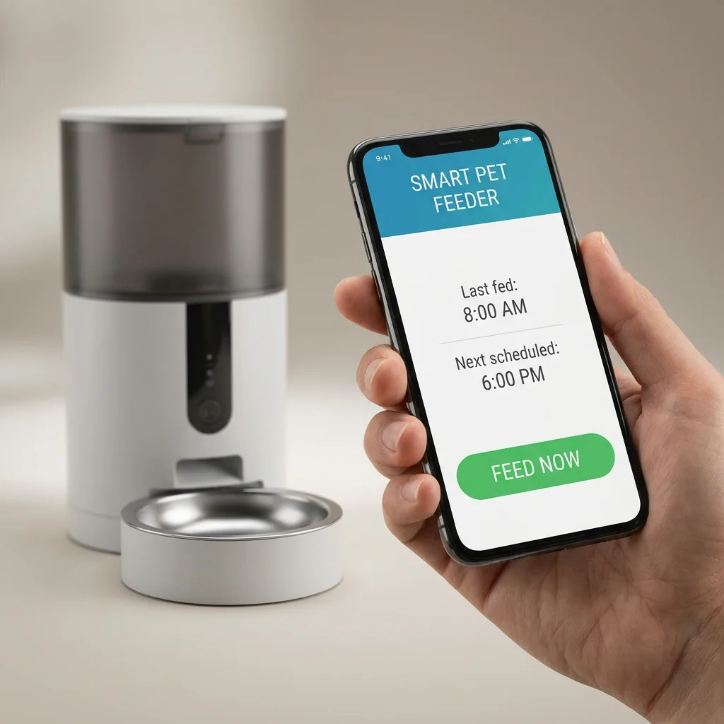 Smart Automatic Pet Feeder WiF - đánh giá và giá Pet Feeder App Control Portion