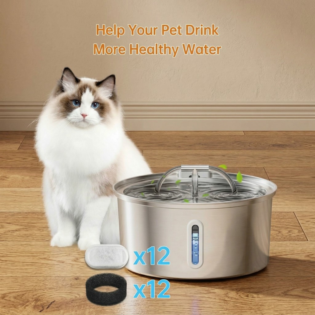 Cat Water Fountain Filter 12 P - đánh giá và giá Pet Fountain Filter Replacement