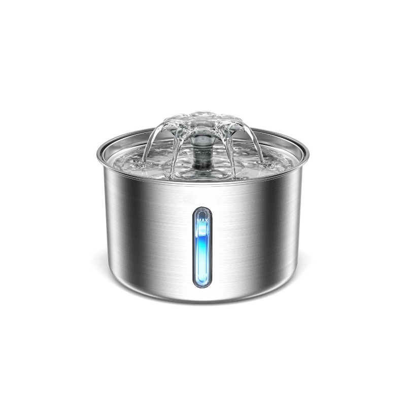 3L Stainless Steel Pet Water F - đánh giá và giá Automatic Cat Water Dispenser 3L