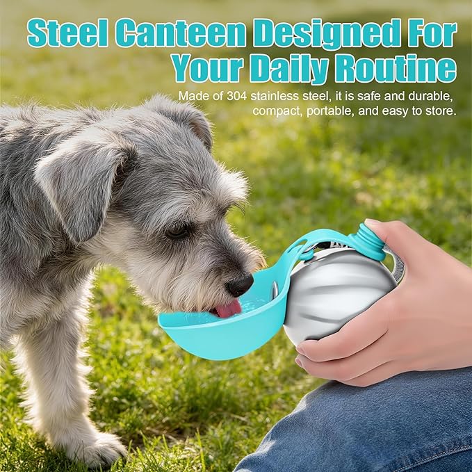 285ml Portable Dog Water Bottl - đánh giá và giá Pet Water Fountain Stainless Steel