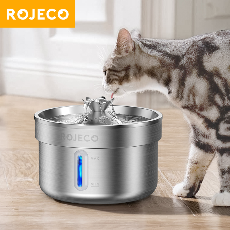 ROJECO Stainless Steel Pet Dri - đánh giá và giá Smart Pet Water Fountain Wifi