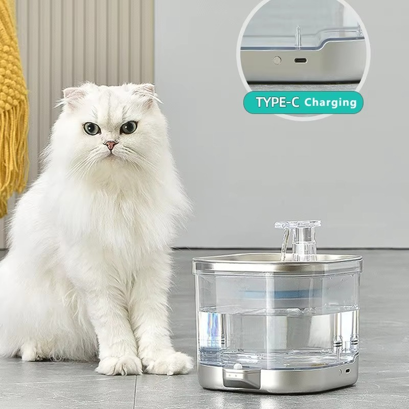 Automatic Pet Drinking Fountai - đánh giá và giá Wireless Pet Water Fountain Battery