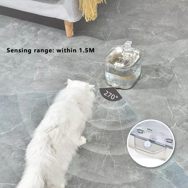 Automatic Pet Drinking Fountai - đánh giá và giá Wireless Pet Water Fountain Battery