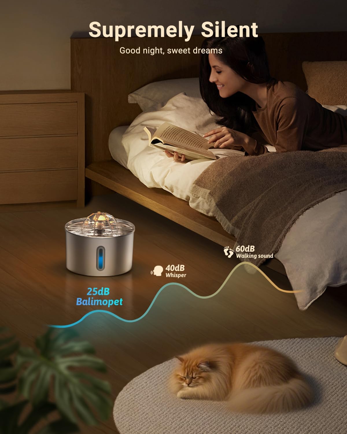 ZYFeeder 2.2L Stainless Steel  - đánh giá và giá Smart Pet Water Fountain Wifi