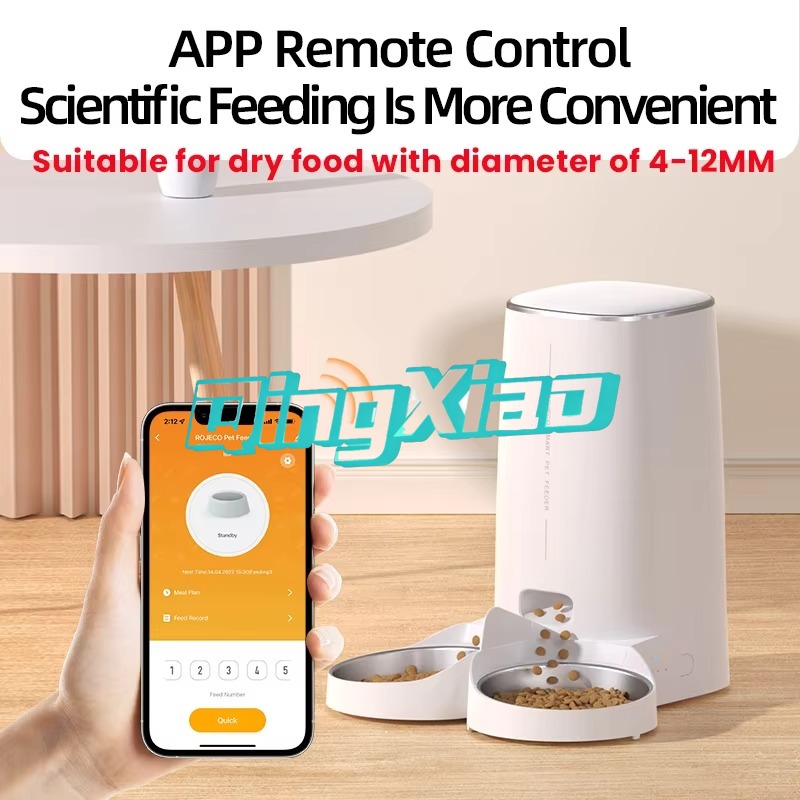 Smart Pet Feeder Works With AP - đánh giá và giá Pet Feeder App Control Portion
