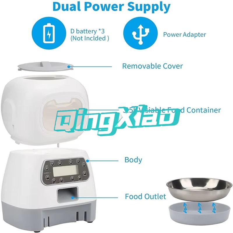 3.5L Smart Pet Feeder With WiF - đánh giá và giá Pet Feeder App Control Portion