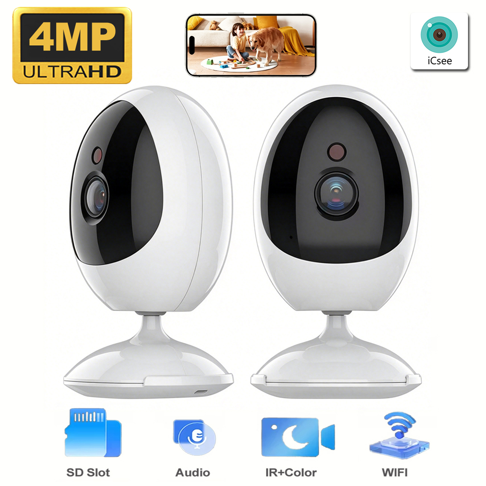 4MP WiFi Indoor Baby Pet Monit - đánh giá và giá Smart Pet Feeder Camera Wifi