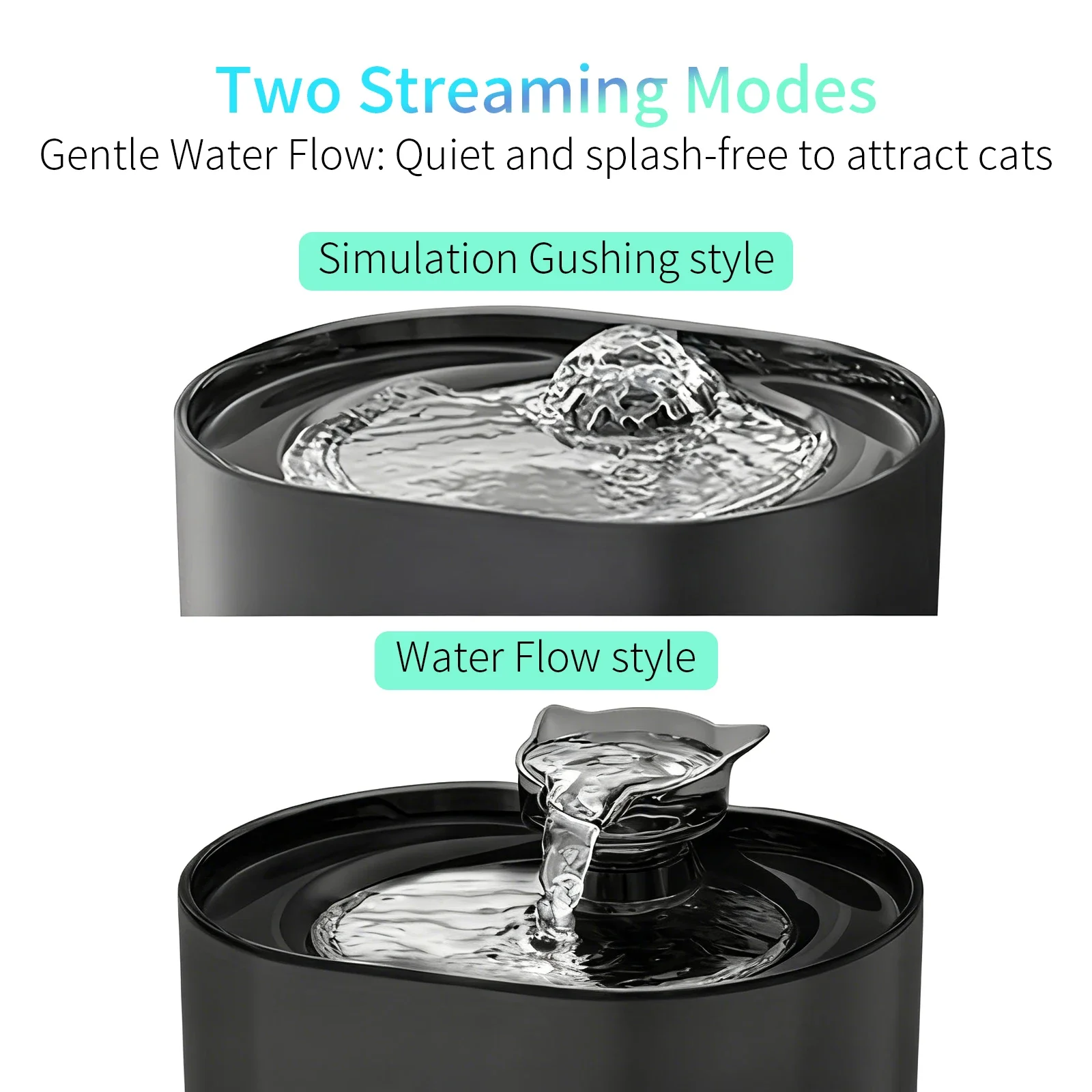 74.39 oz/2.2L, USB Electric Si - đánh giá và giá Pet Water Fountain Pump Replacement