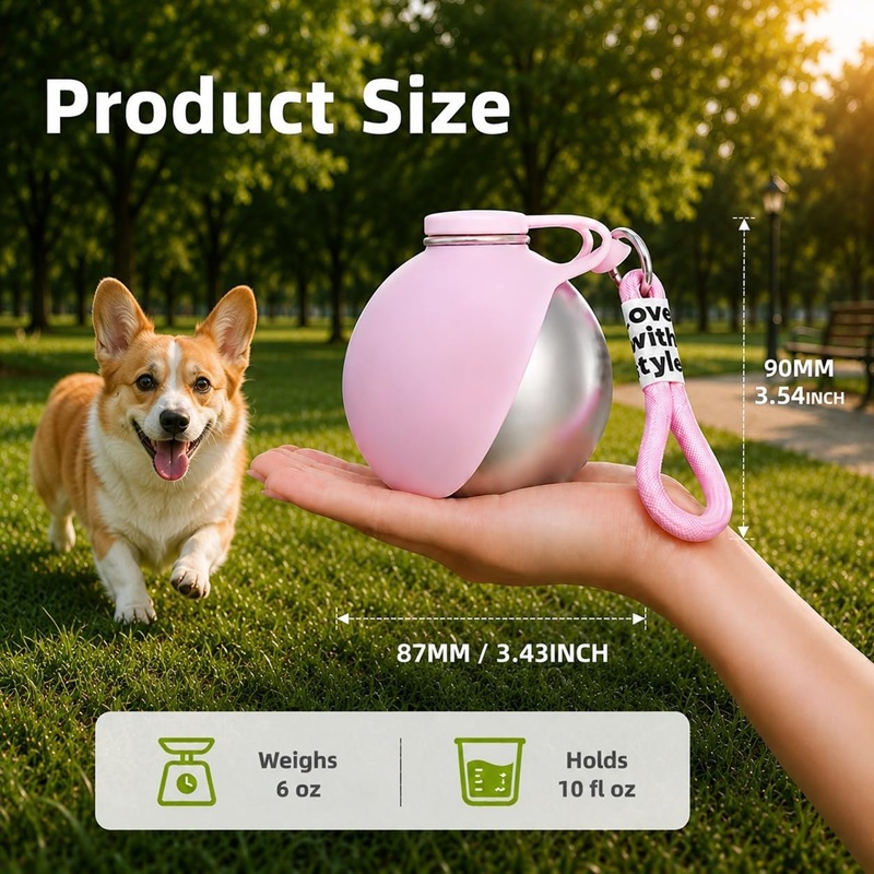 Dog Water Bottle Stainless Ste - đánh giá và giá Pet Water Fountain Stainless Steel