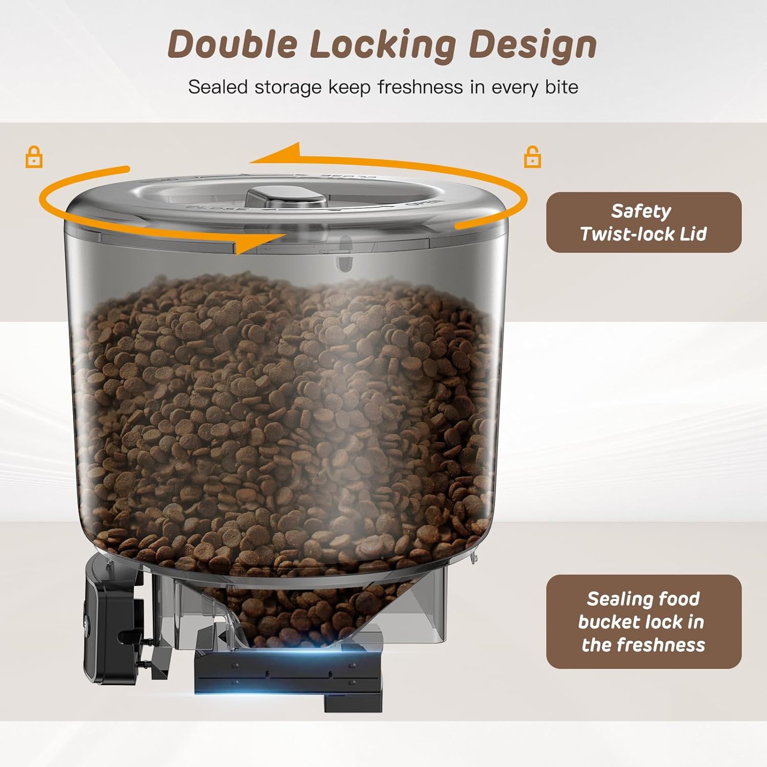4L Smart WiFi Pet Feeder, APP- - đánh giá và giá Pet Feeder App Control Portion