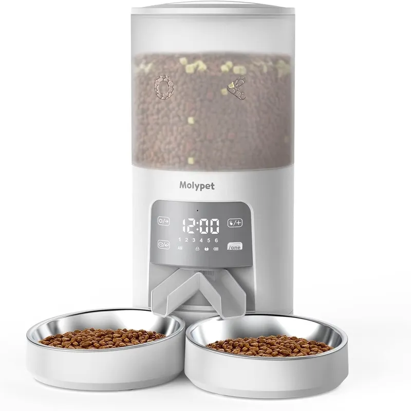 Automatic Pet Food Dispenser 3 - đánh giá và giá Automatic Cat Feeder 6L Timed