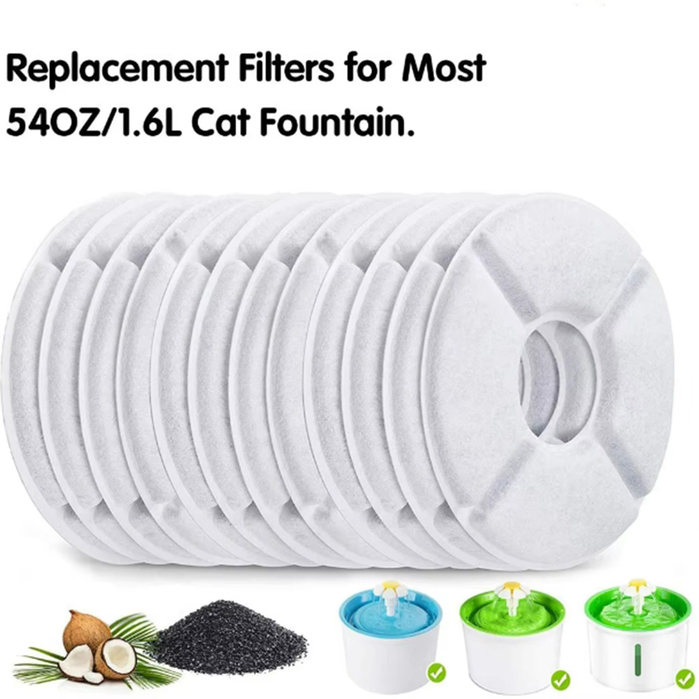 6/12/24Pcs Cat Water Fountain  - đánh giá và giá Pet Water Fountain Pump Replacement