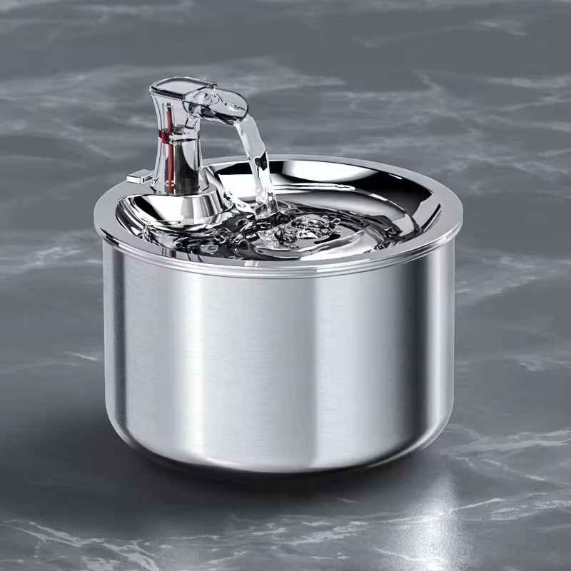 Design Stainless Steel Pet Wat - đánh giá và giá Pet Water Fountain Stainless Steel