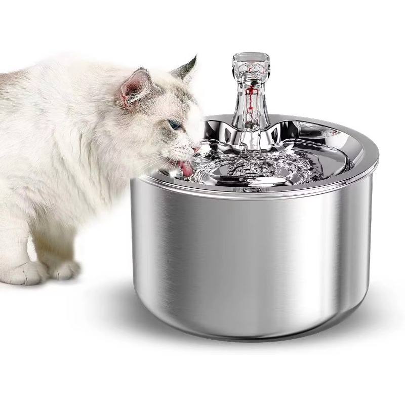 Design Stainless Steel Pet Wat - đánh giá và giá Pet Water Fountain Stainless Steel