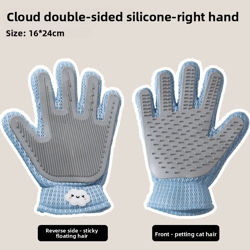 Double Sided Pet Grooming Glov - đánh giá và giá Pet Fountain Cleaning Kit