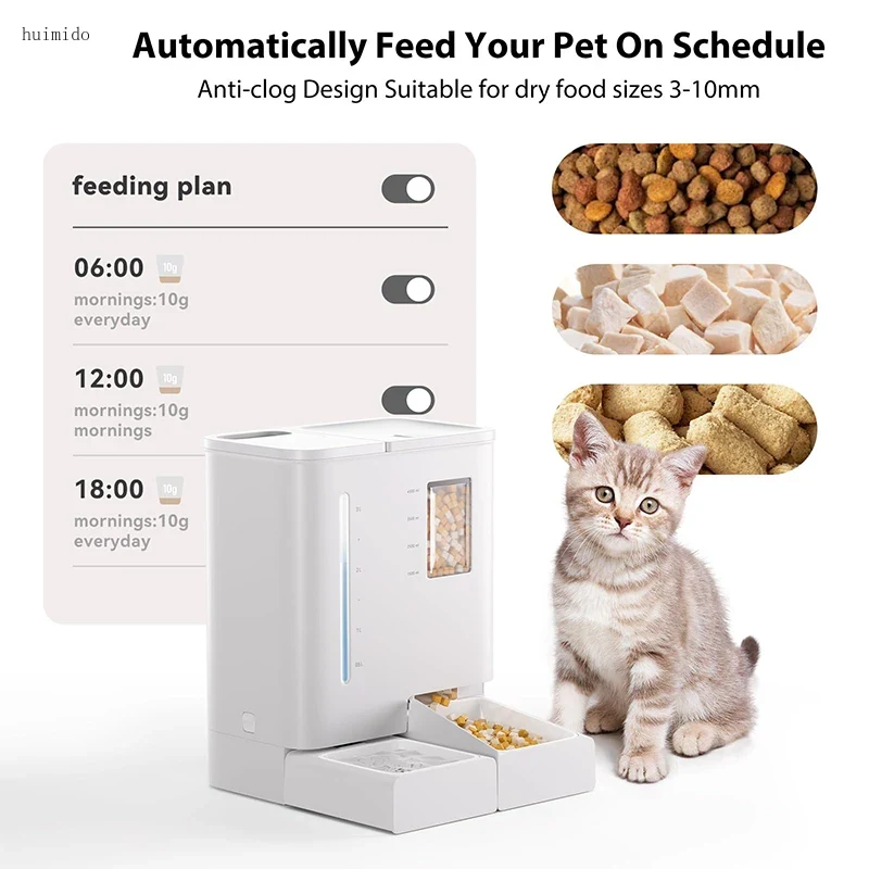 2 in 1 Smart Cat Automatic Fee - đánh giá và giá Smart Pet Water Fountain Wifi