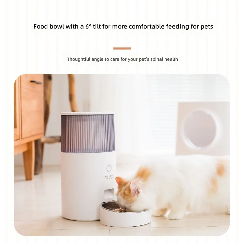 Mini Automatic Pet Feeder for  - đánh giá và giá Pet Feeder App Control Portion