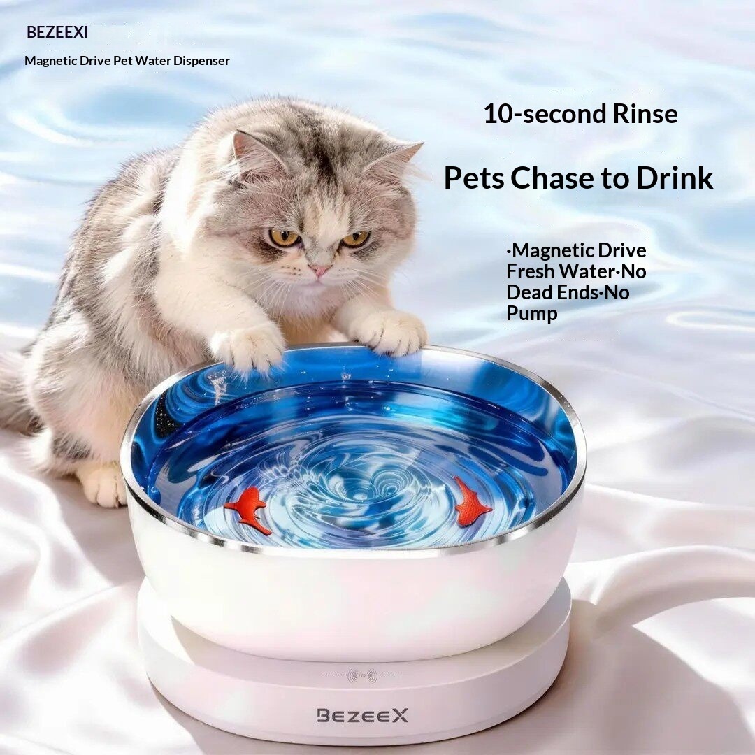 InnovatiMagnetic Drive Wireles - đánh giá và giá Wireless Pet Water Fountain Battery