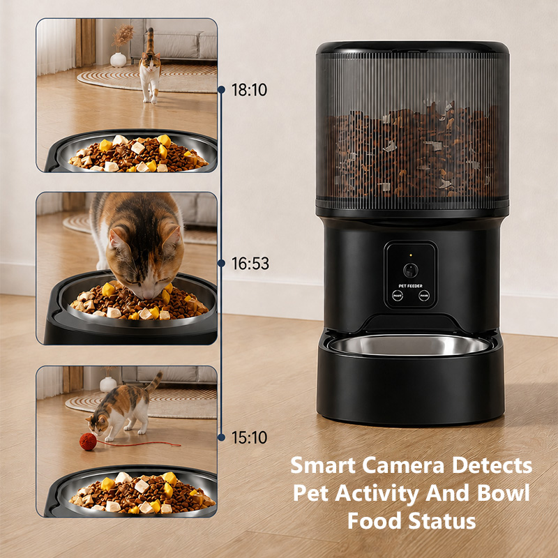 4L Smart Pet Feeder With 2 Sta - đánh giá và giá Pet Feeder App Control Portion