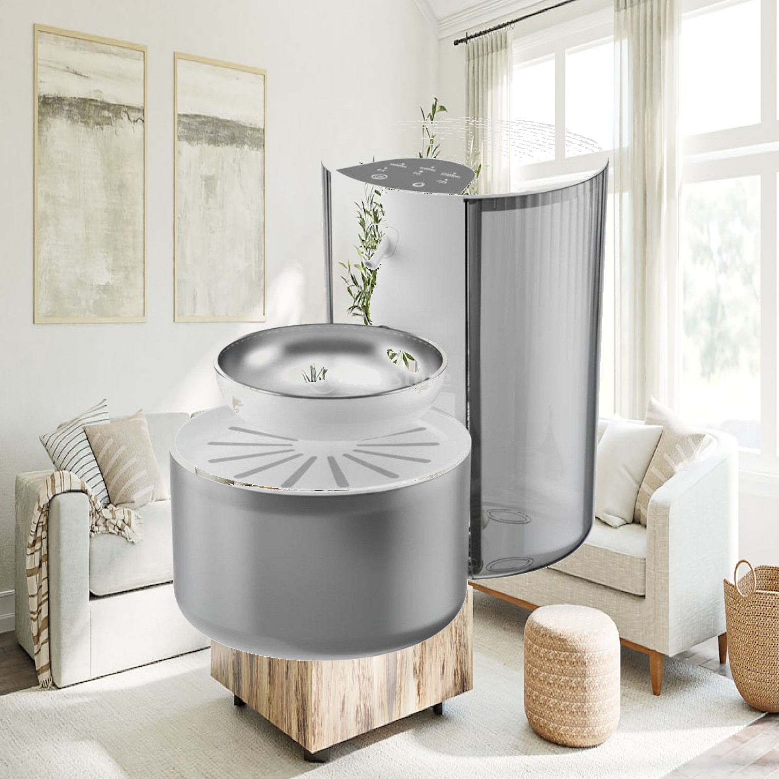 Automatic Cat Water bowl Separ - đánh giá và giá Automatic Cat Water Dispenser 3L