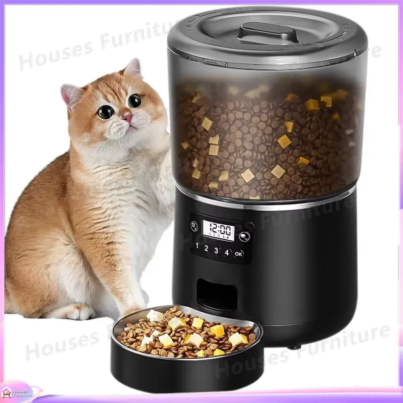 Automatic Pet Feeder for Cats  - đánh giá và giá Smart Pet Feeder Camera Wifi